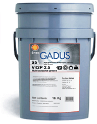 Смазка Shell Gadus S5 V42P 2,5 может применяться в широком интервале рабочих температур: от -30 °C до +130 °C.