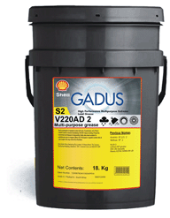 Смазка Shell Gadus S2 V220AD 2 содержит дисульфид молибдена, обеспечивающий стойкость к ударным нагрузкам.