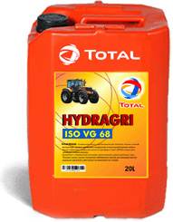 Масло Total HYDRAGRI ISO VG 68 обладает очень низкой температурой застывания.