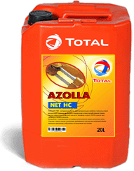 Моющая добавка Total AZOLLA NET HC полностью смешивается с маслами на минеральной основе.