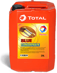 Total BLUE CONCENTRATE - это синий краситель для гидравлических жидкостей.