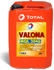 Масло Total VALONA MQL 3046 предназначено для обработки чёрных и цветных металлов.
