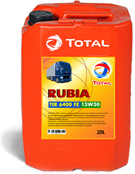Total RUBIA TIR 6400 FE 15W-30 - это высококачественное моторное масло для дизельных двигателей