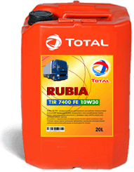 Total RUBIA TIR 7400 FE 10W-30 - это моторное масло для дизельных двигателей