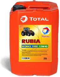 Total RUBIA WORKS 1000 15W-40 - это высококачественное моторное масло
