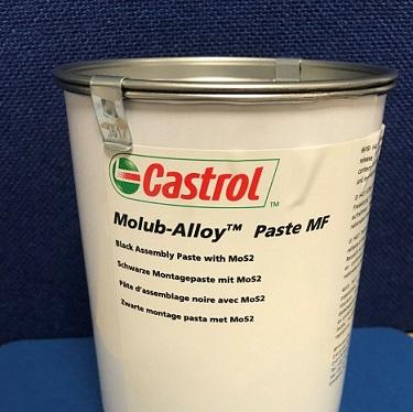 Castrol Molub-Alloy Paste MF – это серебристо-серая монтажная паста с твердыми частицами.