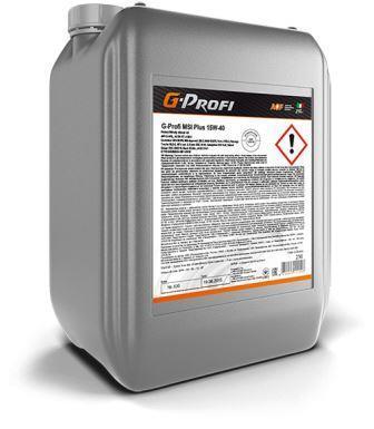 G-Profi MSI Plus 15W-40 – минеральное масло для дизелей с турбонаддувом экологического класса до Евро-4 включительно !