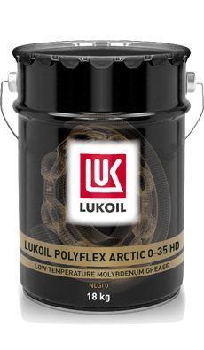 Лукойл Полифлекс Арктик 0-35 HD, 1-35 HD - это низкотемпературные литиевые консистентные смазки с дисульфидом молибдена