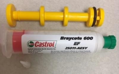 Смазка Castrol Braycote 600 EF предназначена для работы в присутствии топлива, окислителей и в условиях глубокого космического вакуума.
