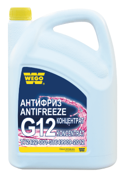 WEGO Antifreeze G12 Ultra Concentrate – концентрированная охлаждающая жидкость (антифриз)
