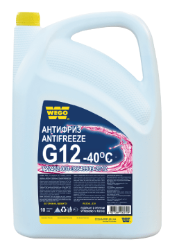 WEGO Antifreeze G12 Ultra – готовая к применению охлаждающая жидкость (антифриз)