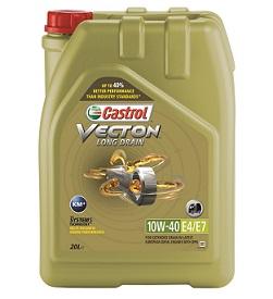 Castrol Vecton Long Drain 10W-40 E4/E7 – это усовершенствованное синтетическое дизельное моторное масло