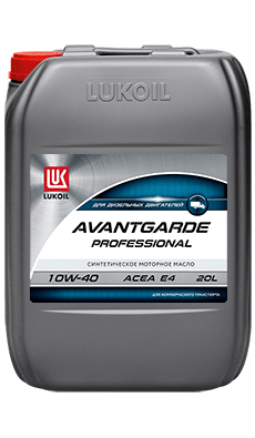 Lukoil Avantgarde Professional 10W-40 – это синтетическое моторное масло для тяжелонагруженных дизельных двигателей грузовых автомобилей.