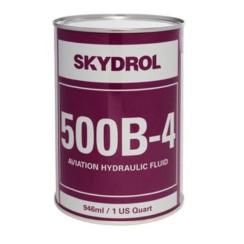 Skydrol 500B-4 – это огнестойкая авиационная гидравлическая жидкость фиолетового цвета.