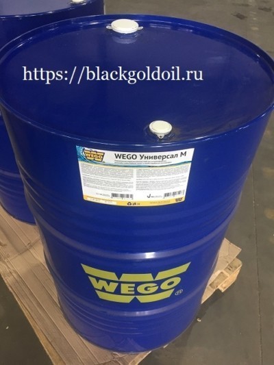 WEGO Универсал М, бочка 180 кг – универсальная водосмешиваемая СОЖ для металлообработки.
