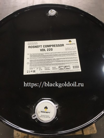 Rosneft Compressor VDL 220, 180 kg – это минеральное масло для поршневых компрессоров