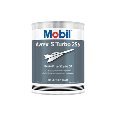 Масло Mobil Avrex S Turbo 256 рекомендуется для газотурбинных двигателей самолетов коммерческого и военного назначения
