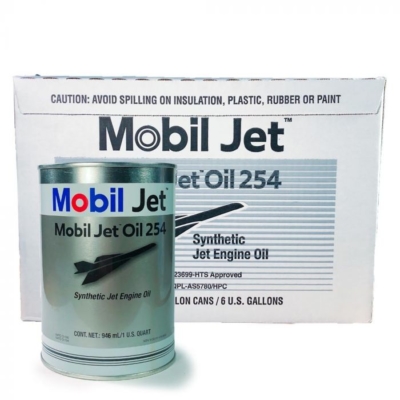 Mobil Jet Oil 254 – это смазочный материал для газовых турбин авиационного типа.