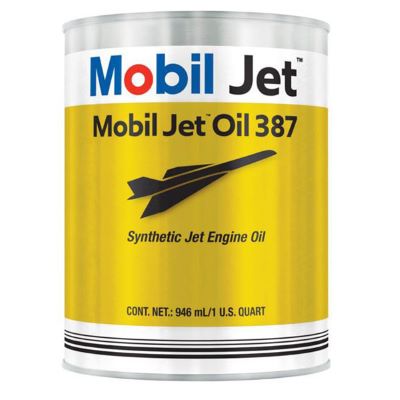 Mobil Jet Oil 387 – это синтетический смазочный материал для газовых турбин авиационного типа.