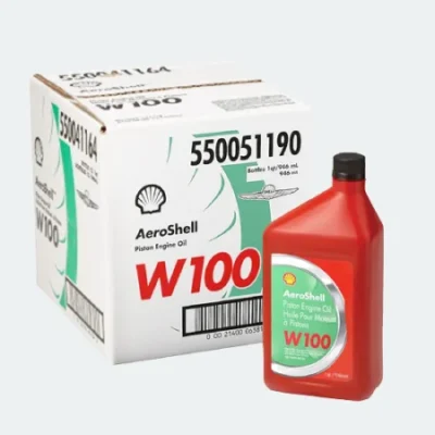 Авиационное поршневое масло AeroShell Oil W100 / 1кв (0.946л)