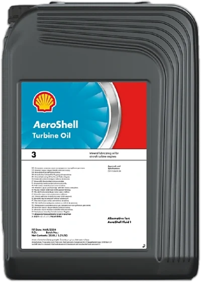 AeroShell Turbine Oil 3 – минеральное смазочное масло для авиационных турбинных двигателей.